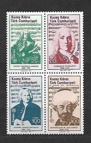 EUROPA CEPT CYPR TURECKI MI.166-169**