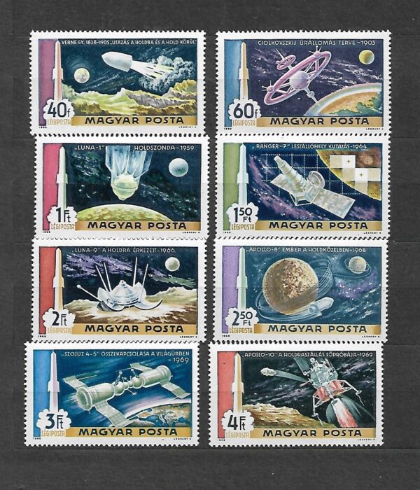LOT W KOSMOS WĘGRY MI.2547-2554A**