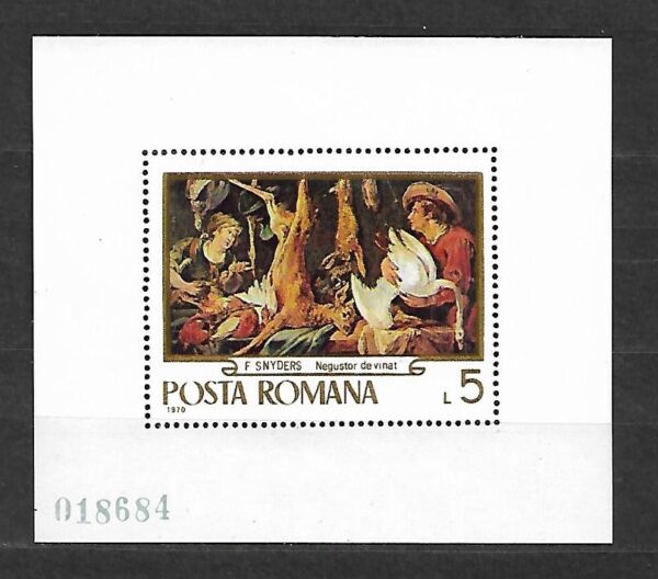 MALARSTWO RUMUNIA MI.BL.78**