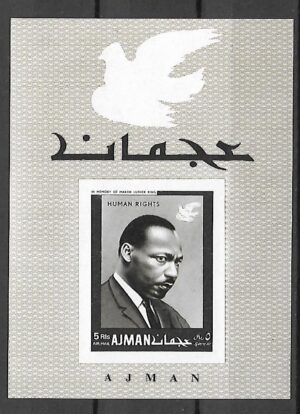 M.LUTHER KING AJMAN MI.BL.A152B**
