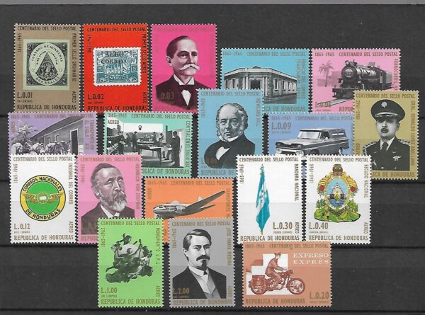 DZIEŃ ZNACZKA HONDURAS MI.653-669**
