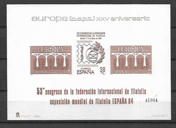 EUROPA CEPT HISZPANIA MI.2633-2634**NOWODRUK