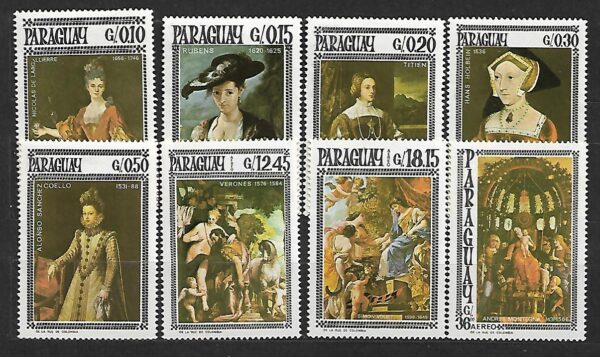 MALARSTWO PARAGWAJ MI.1666-1673**