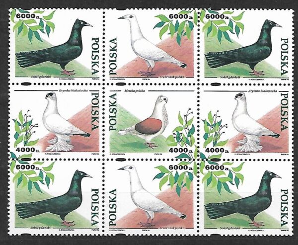 FI.3363-3366**9 BLOK KOMBNACJE