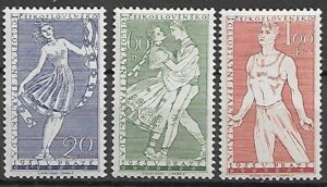 SPARTAKIADA CZECHOSŁOWACJA MI.917-919**