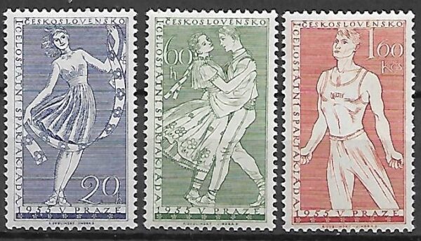 SPARTAKIADA CZECHOSŁOWACJA MI.917-919**