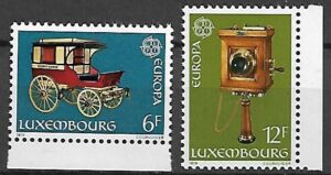 EUROPA CEPT LUXEMBURG MI.987-988**