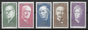 SŁAWNI LUDZIE DDR MI.1731-1735**