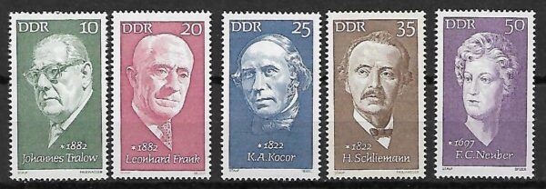SŁAWNI LUDZIE DDR MI.1731-1735**