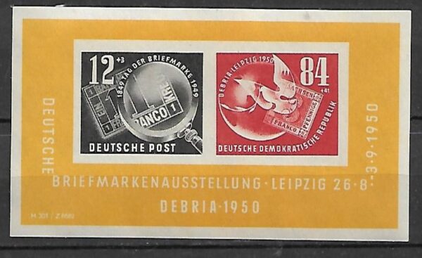 DZIEŃ ZNACZKA DDR MI.BL.7**