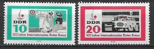 CZERWONY KRZYŻ DDR MI.956-957**