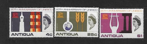 UNESCO ANTIGUA MI.172-174**