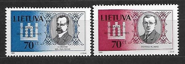 SŁAWNI LUDZIE LITWA MI.687-688**