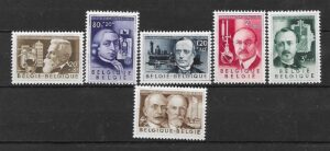 SŁAWNI LUDZIE BELGIA MI.1022-1027**