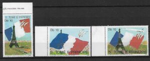 WIEŻA EIFFLA S.TOME E PRINCIPE MI.1105-1107**