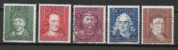 SŁAWNI LUDZIE FI.120-124 GG KASOWANY