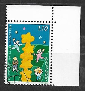 EUROPA LIECHTENSTEIN MI.1234 KASOWANY