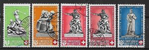 POMNIKI WOJSKOWE SZWAJCARIA MI.364-367a,b KASOWNY