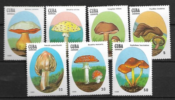 GRZYBY KUBA MI.3156-3162**