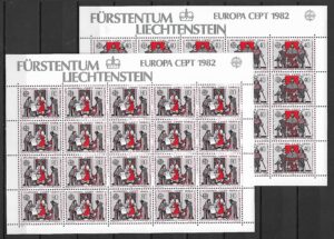 EUROPA CEPT LIECHTENSTEIN MI.ARK.791-792**