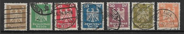 NIEMCY RZESZA MI.355-361 KASOWANY