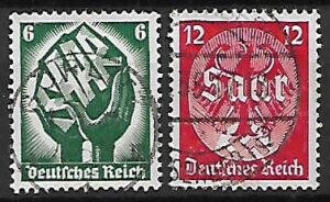NIEMCY RZESZA MI.544-545 KASOWANY