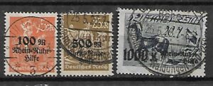 NIEMCY RZESZA MI.258-260 KASOWANY
