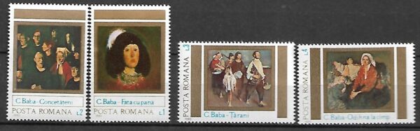 MALARSTWO RUMUNIA MI.3992-3995**