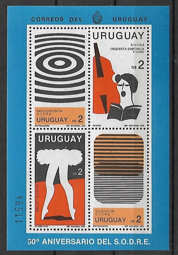 ROCZNICA URUGWAJ MI.BL.47**
