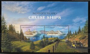 WYCIECZKOWCE NORFOLK ISLAND MI.BL.71**