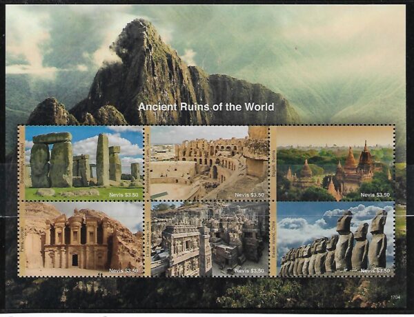 ZABYTKI ARCHITEKTURY NEVIS MI.ARK.3204-3209**