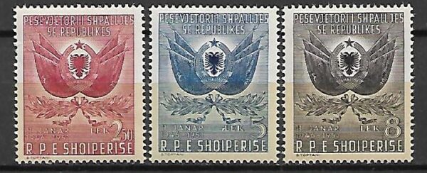 WOJSKO ALBANIA MI.500-502**