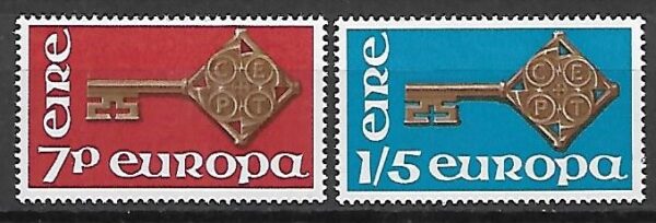 EUROPA CEPT IRLANDIA MI.202-203**