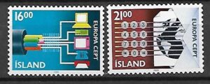 EUROPA CEPT ISLANDIA MI.682-683**