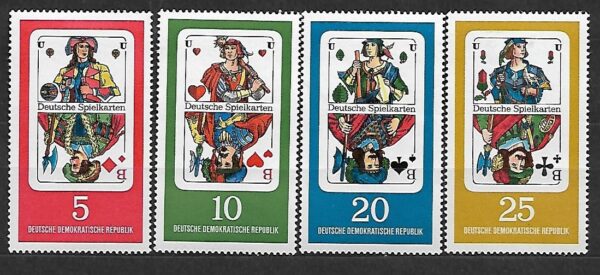KARTY DO GRANIA DDR MI.1298-1305**