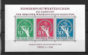 DZIEŃ ZNACZKA BERLIN MI.BL.1**NOWODRUK