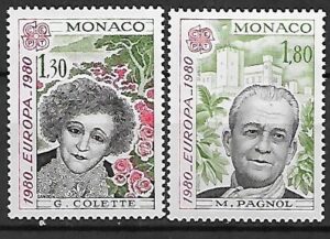 EUROPA CEPT MONAKO MI.1421-1422**