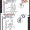 ZESTAW 10 SZT KOPERT Z KASOWNIKAMI OLIMPIJSKIMI ZSRR MOSKWA NR 3 1980 R - obrazek 2