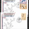 ZESTAW 8 SZT KOPERT Z KASOWNIKAMI OLIMPIJSKIMI ZSRR MOSKWA NR 4 1980 R - obrazek 2