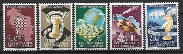 OLIMPIADA SZACHOWA JUGOSŁAWIA MI.616-620**