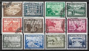NIEMCY RZESZA MI.702-713 KASOWANY