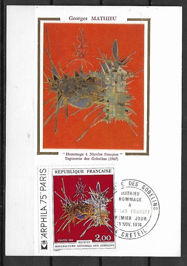 SZTUKA FRANCJA MI.1894 NA KARCIE MAXIMUM