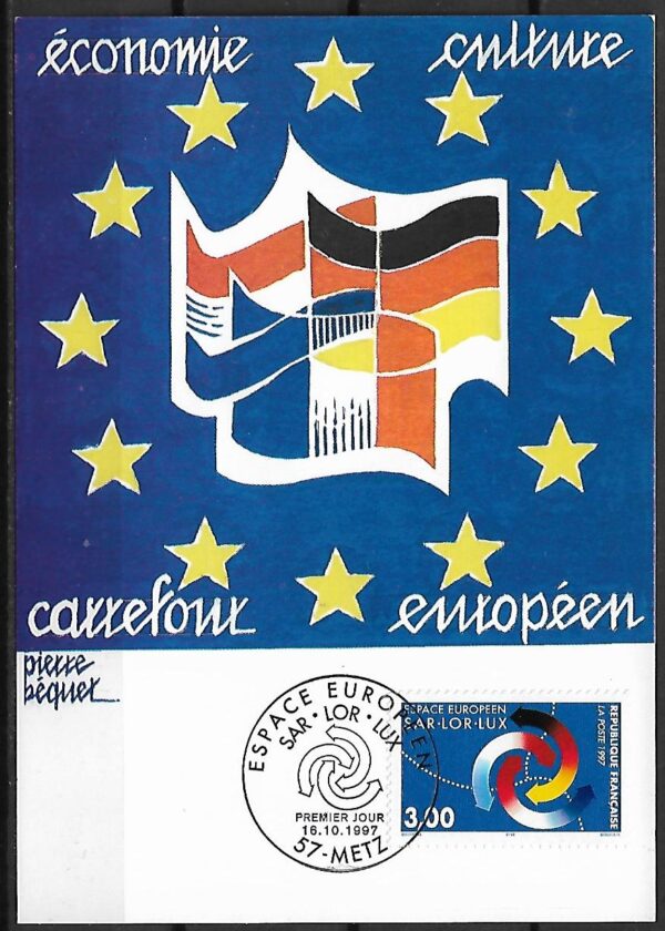 EUROPA FRANCJA MI.3252 NA KARCIE MAXIMUM