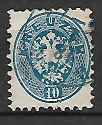 KLASYKA AUSTRIA MI.33 NIEBIESKI KASOWANIK