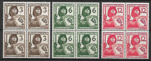 NIEMCY RZESZA MI.643-645**CZWOROBLOK