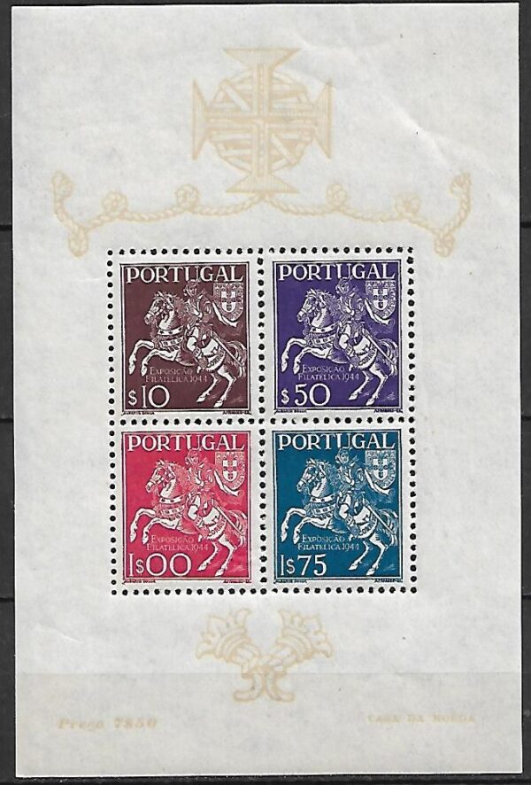 WYSTAWA FILATELISTYCZNA PORTUGALIA MI.BL.5**
