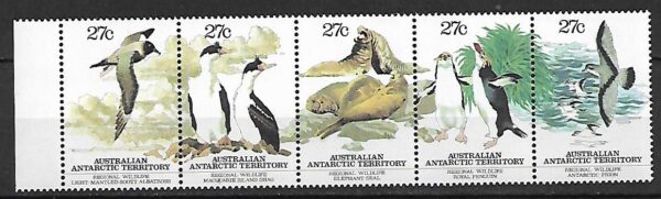 ZWIERZĘTA  AUSTRALIJSKIE TERYTORIUM ANTARKTYCZNE MI.55-59**