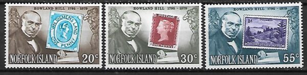 DZIEŃ ZNACZKA NORFOLK MI.230-232**