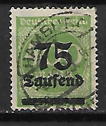 NIEMCY RZESZA MI.287 KASOWANY GWARANCJA