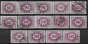 AUSTRIA PORTO MI.118-131 KASOWANY
